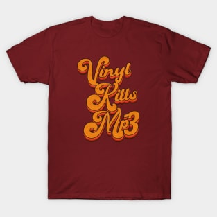 Vinyl Kills Mp3 T-Shirt